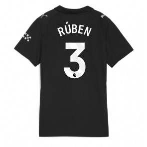 Lacne Ženy Futbalové dres Manchester City Ruben Dias #3 2025-26 Krátky Rukáv - Preč